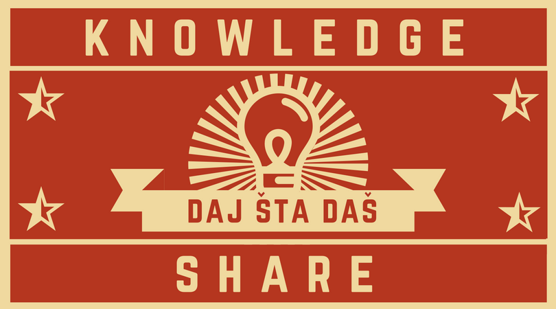 3rd Edition Knowledge Share: Daj Šta Daš